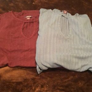 Long sleeved thermal blouses